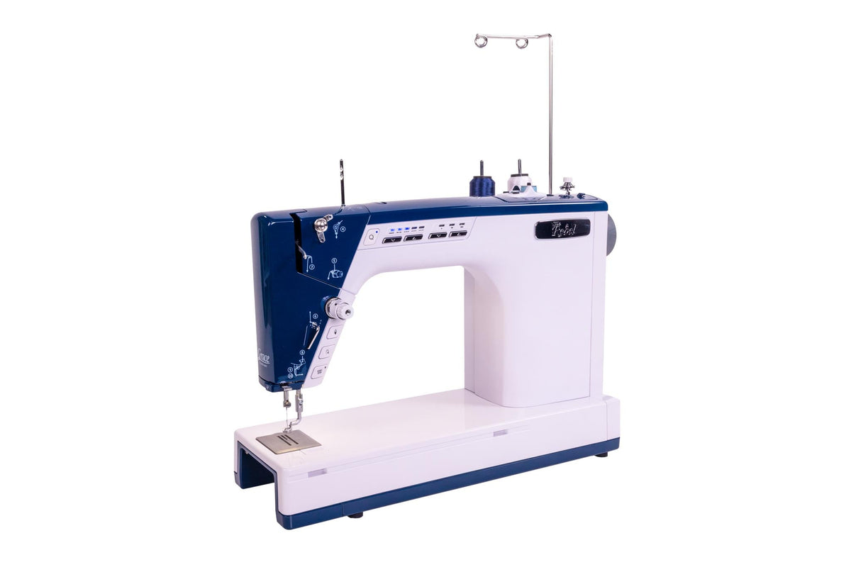 Grace Company Little Rebel Sewing and Quilting Machine — machine and extension table