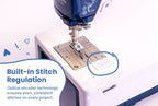Grace Company Little Rebel Sewing and Quilting Machine — optical stitch regulation