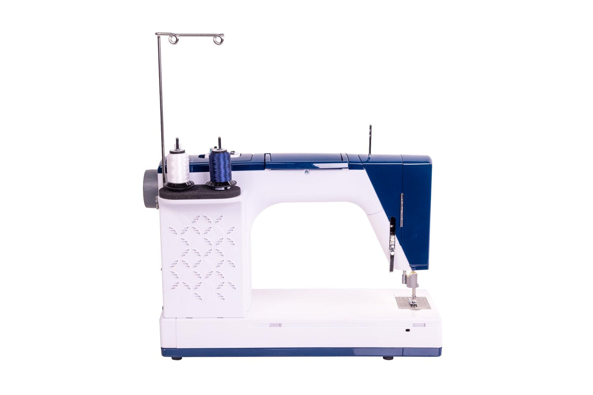 Grace Company Little Rebel Sewing and Quilting Machine — rear machine view