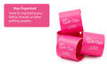 Grace Company Mini Quilt Clips (2" ) — pink mini clips