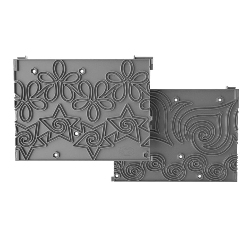 Grace Company Plastic Pattern Perfect Stars & Flowers — interlocking pattern panels