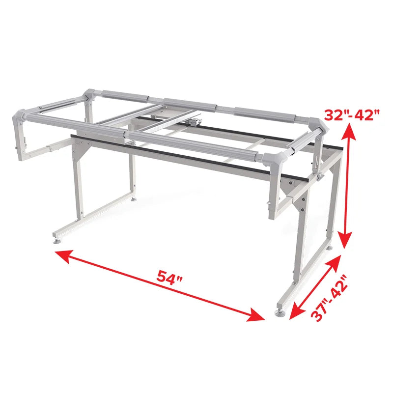 Grace Company Q-Zone Hoop-Frame — frame dimensions and height adjustment
