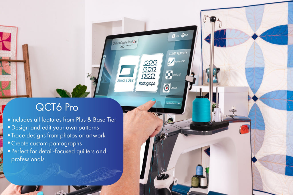 Grace Company QuiltMotion QCT6 Pro Quilting Automation — QCT6 Pro features
