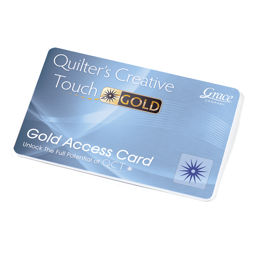 Grace Company QuiltMotion QCT Gold Access — 1 Year — one-year Gold access card