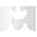 Grace Company 2” Circle Ruler (1/4”) — circle ruler top view