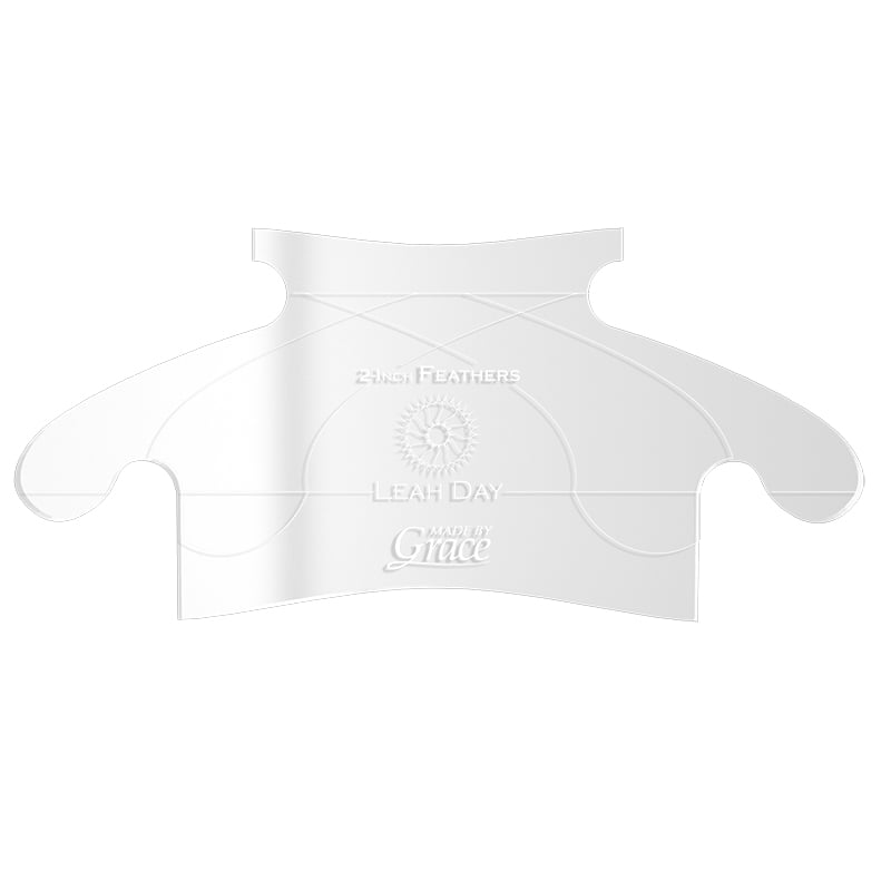 Grace Company Feather Ruler (1/4") — feather ruler detail