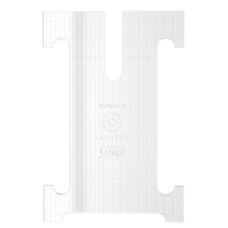 Grace Company Ditcher Ruler (1/4”) — top view and reference markings