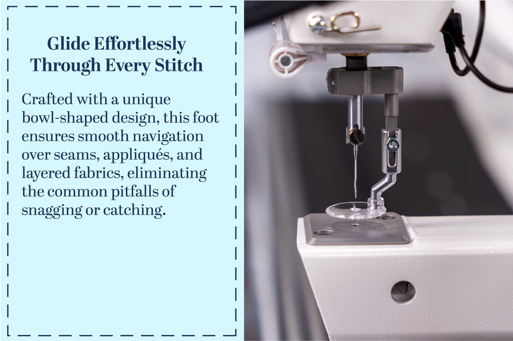 Grace Company Super Glide Foot — glide-foot feature detail