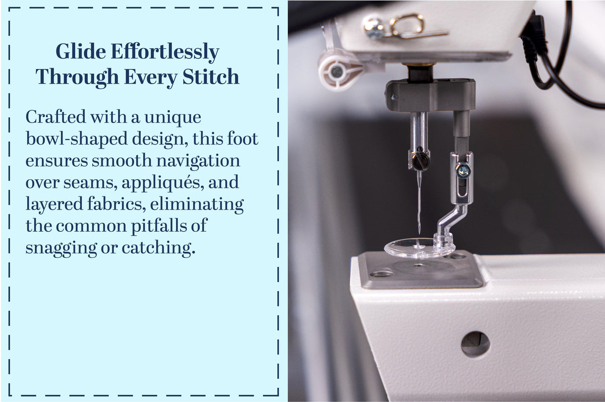 Grace Company Super Glide Foot — glide-foot feature detail