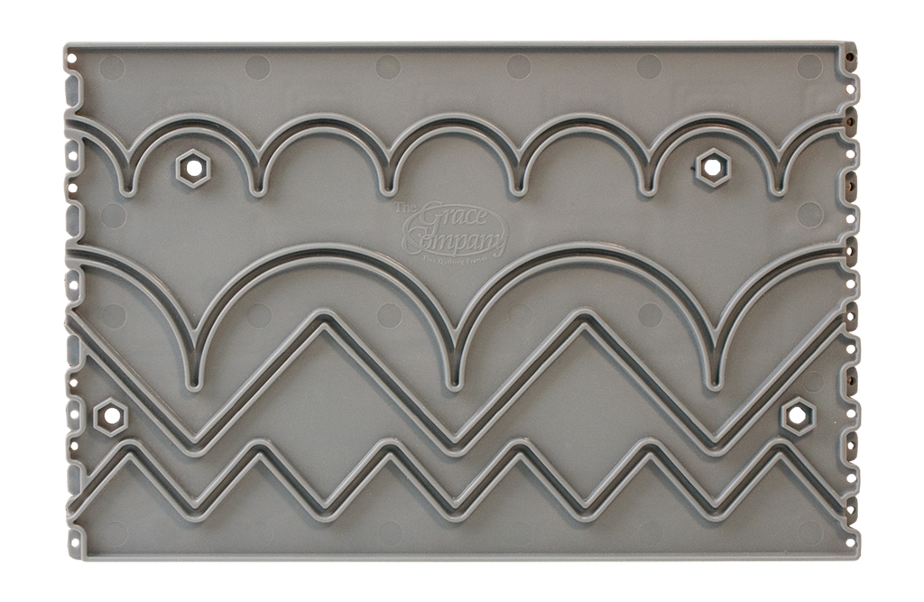 Grace Company Plastic Pattern Perfect — front-side pattern grooves