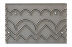 Grace Company Plastic Pattern Perfect — front-side pattern grooves