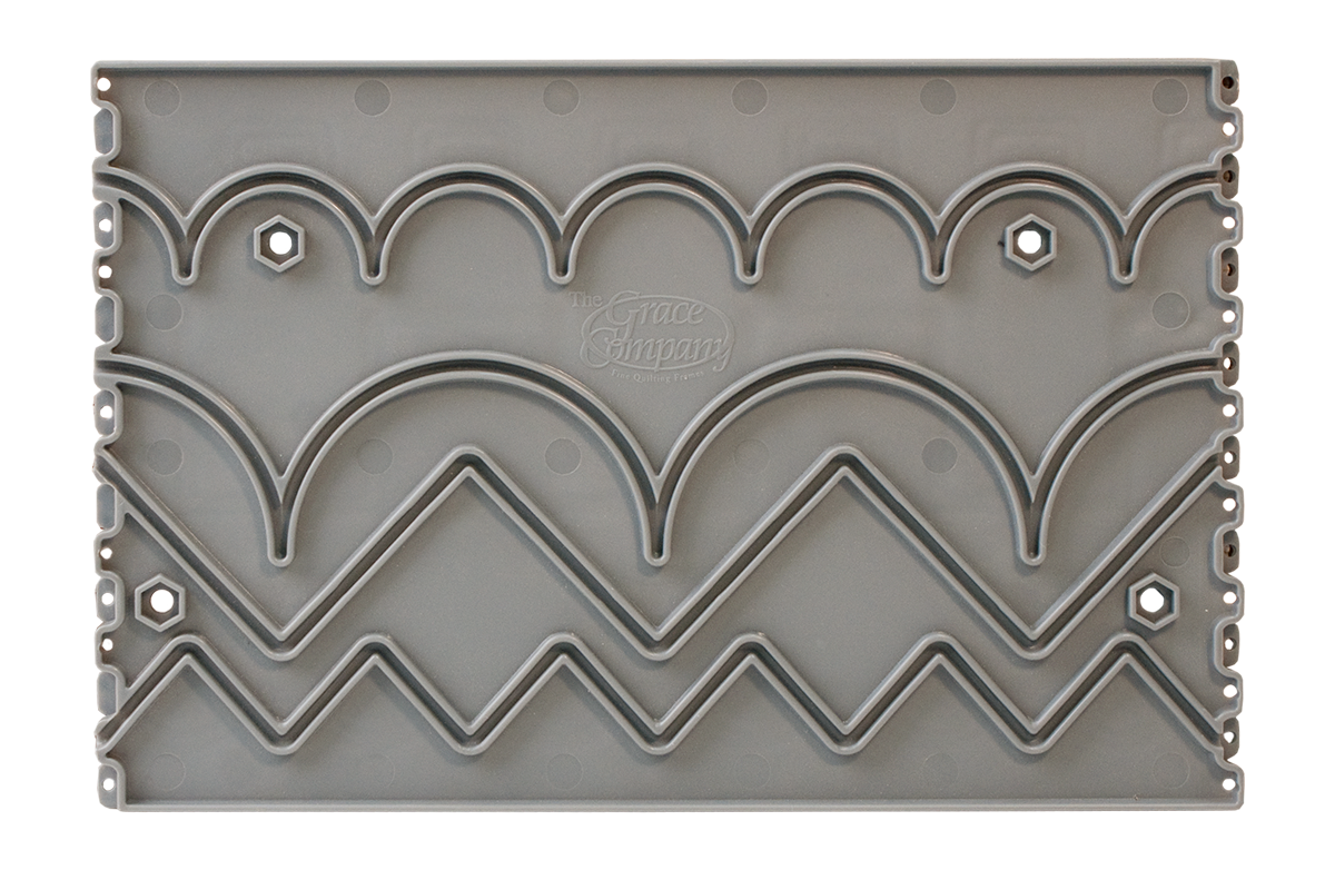 Grace Company Plastic Pattern Perfect — front-side pattern grooves