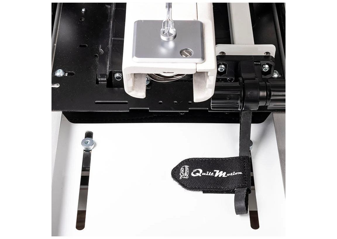 Grace Company QuiltMotion Belt and Cable Management Kit — belt-management installation