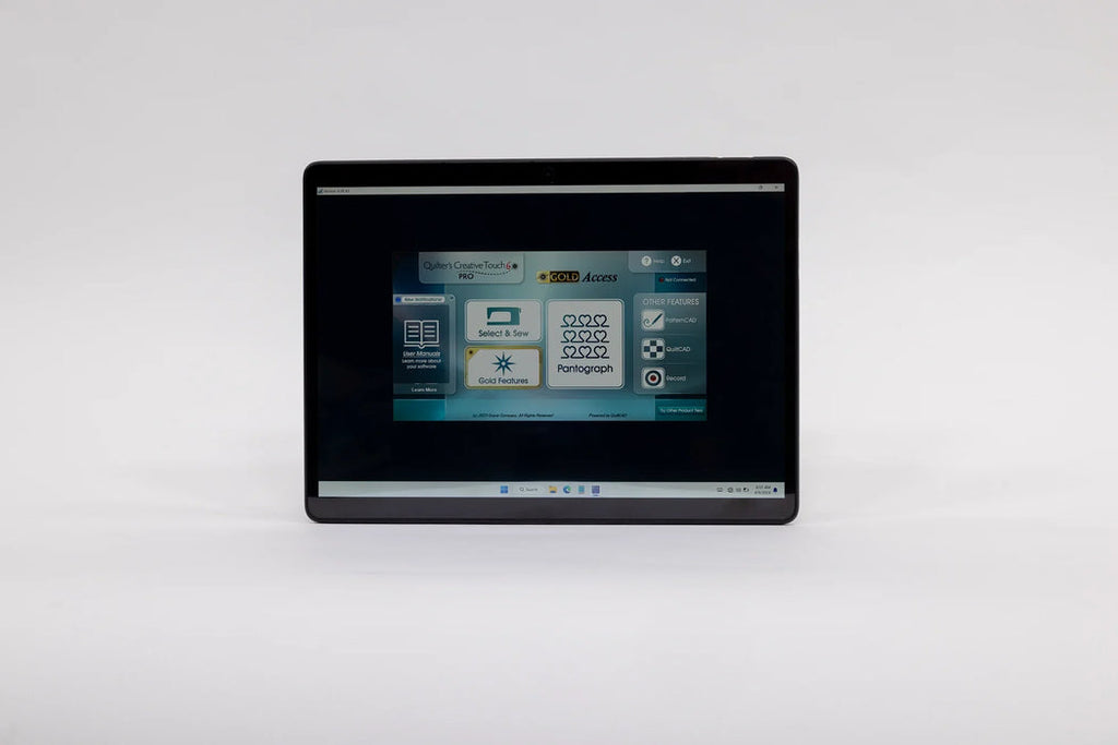 Grace Company QCT6 Windows Tablet — 12.6 Inch — front of the Windows tablet