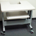 Happy HCS and HCH embroidery machine stand rear view