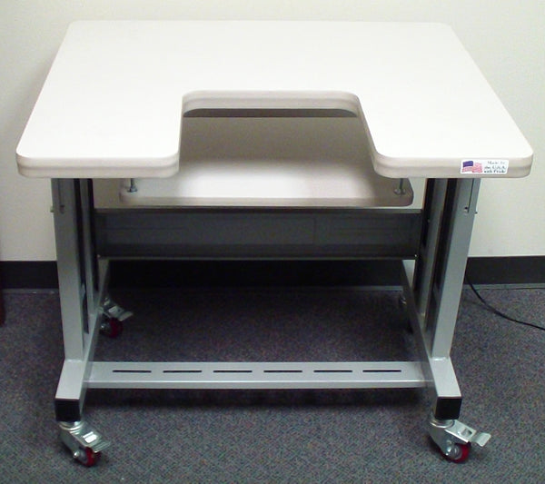 Happy HCS and HCH embroidery machine stand front view