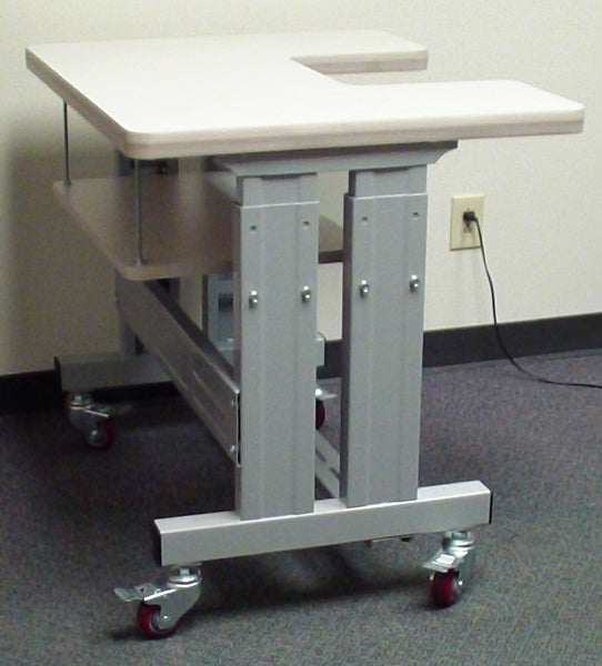 Happy HCS and HCH embroidery machine stand side view