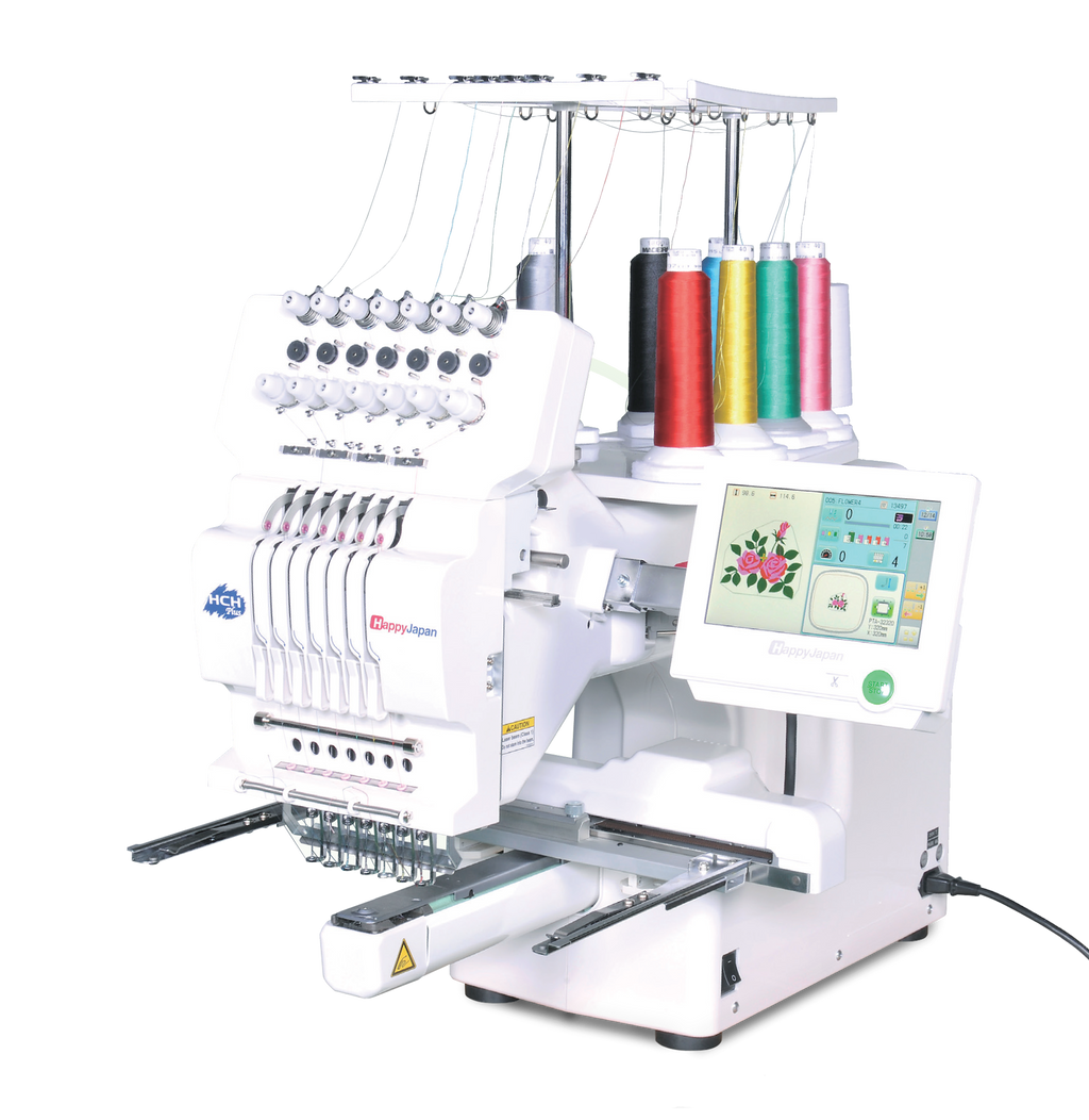 HappyJapan HCH-701P 7-needle embroidery machine