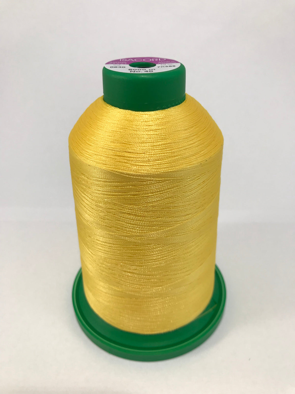 Isacord 40wt Embroidery Thread - 0630 Buttercup