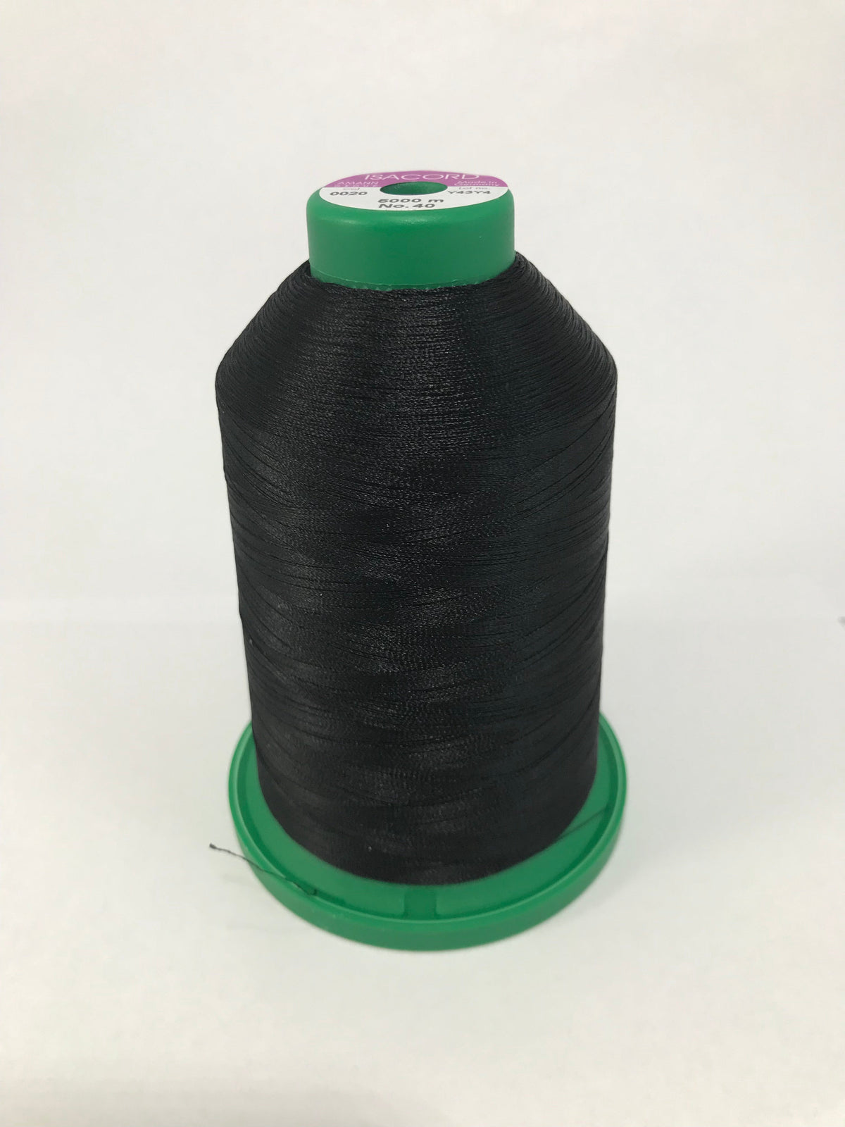 Isacord 40wt Embroidery Thread - 0020 Black