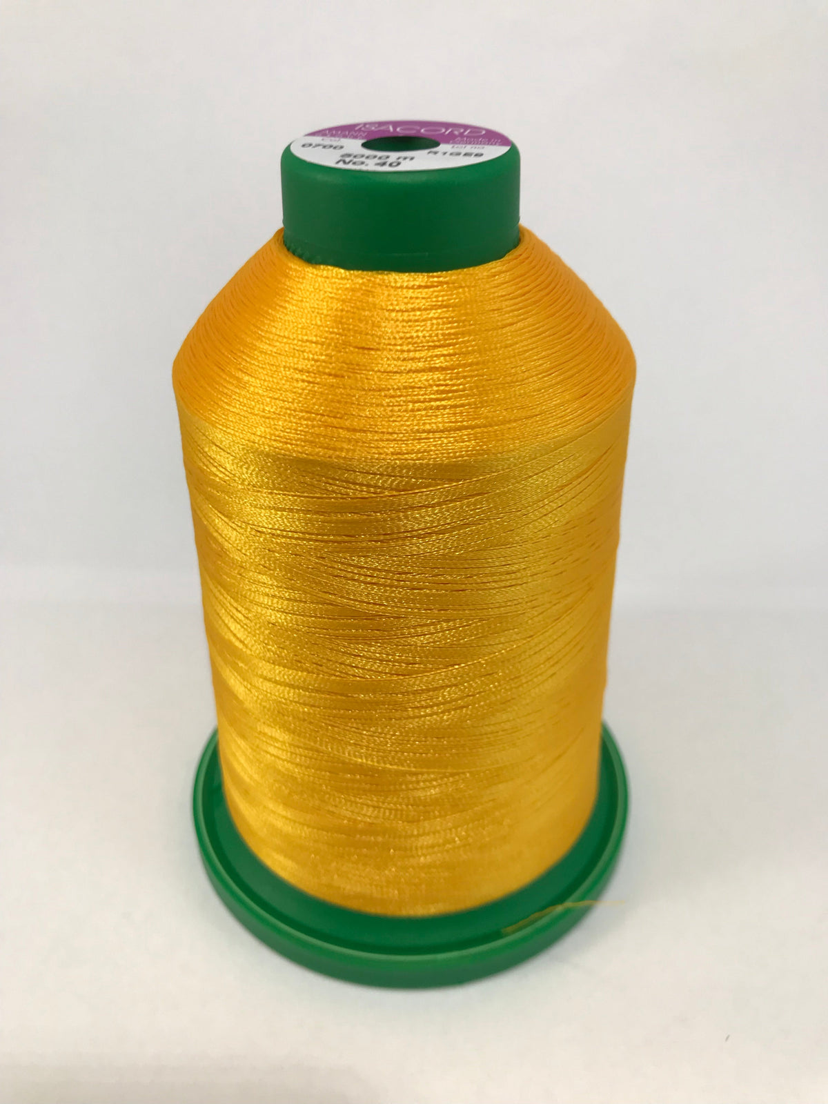 Isacord 40wt Embroidery Thread - 0700 Bright Yellow