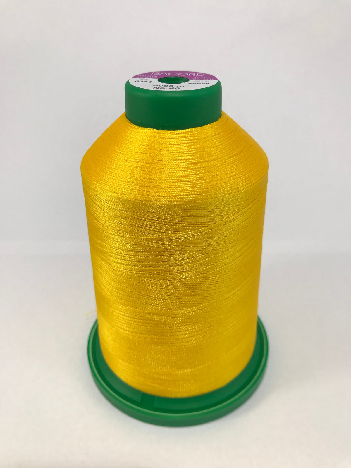 Isacord 40wt Embroidery Thread - 0311 Canary