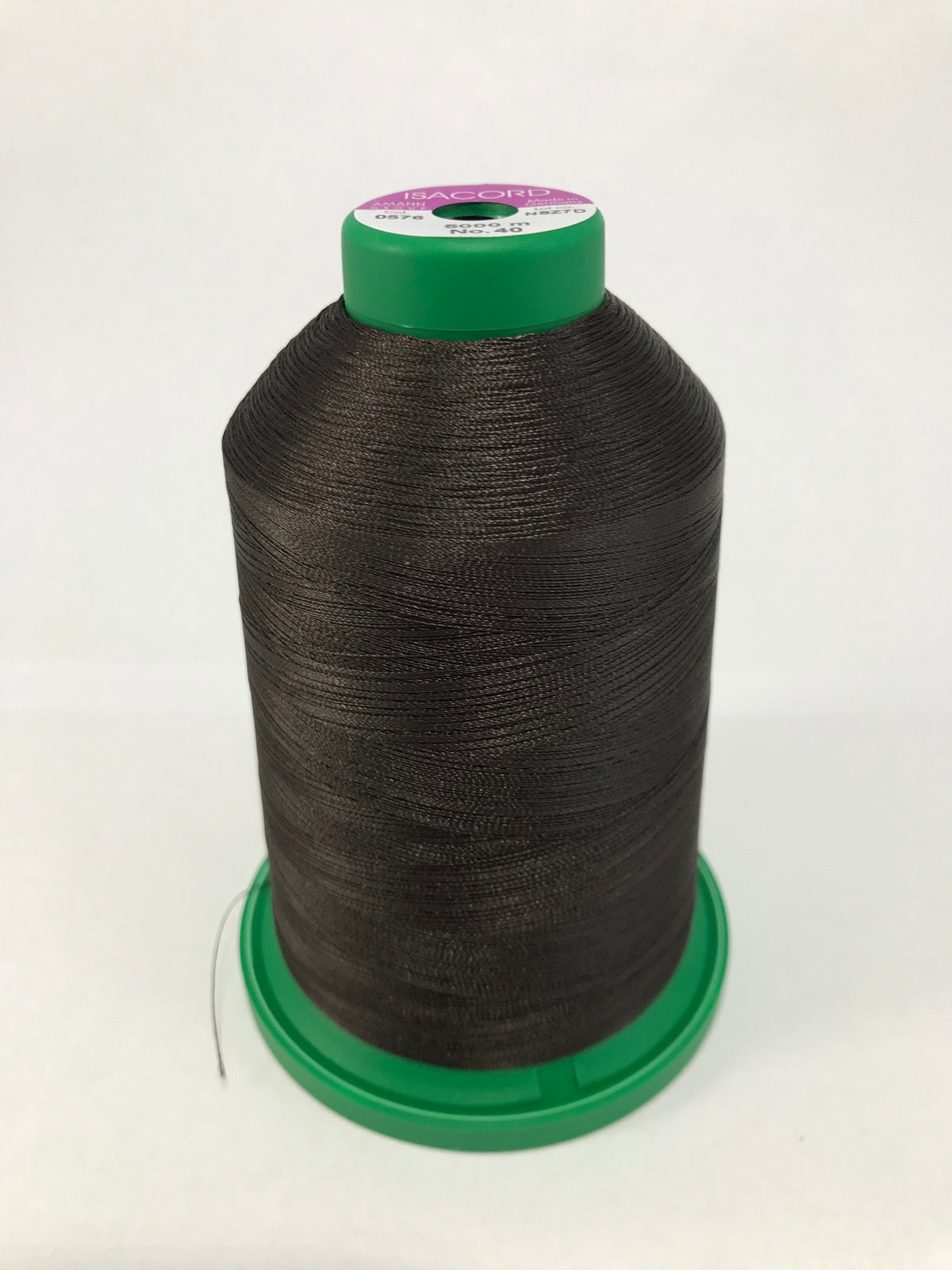 Isacord 40wt Embroidery Thread - 0576 Very Dark Brown