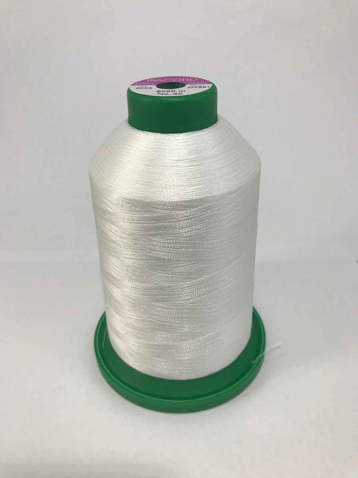 Isacord 40wt Embroidery Thread - 0003 Ghost White