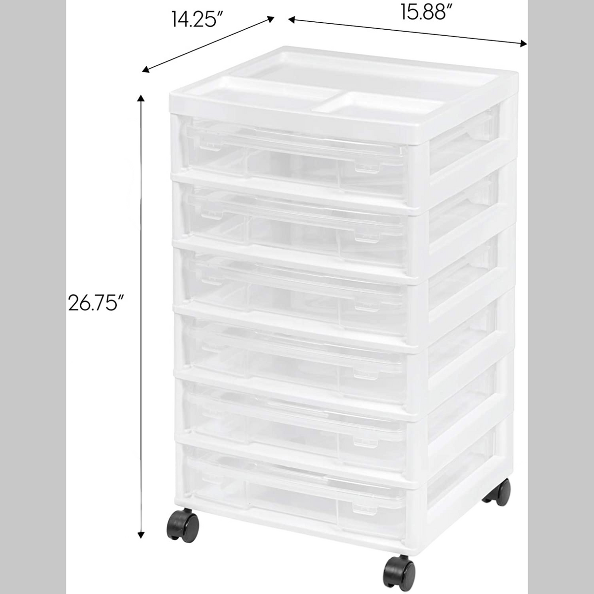 Black three-drawer storage unit, furniture sold separately, for Floriani Retired Colors Thread Storage Tray, 30 Spools