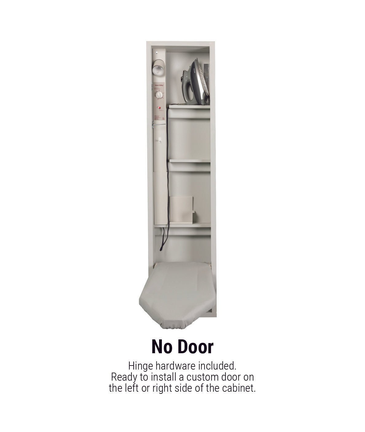 Iron-A-Way ANE42 Adjustable Swivel Non-Electric 42-Inch Built-In Ironing Center product view 13