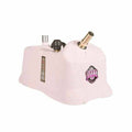 Jiffy J-4000H Pink Pro-Line Hat Steamer with commercial brass hat nozzle