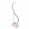 Jiffy J-4000W Pink Pro-Line Wig Steamer with bent aluminum steam pipe