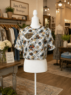 Agape Applique Tee styled view