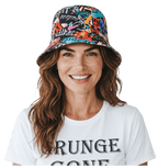 Jane Clauss wearing the Bonifacio Bucket Hat