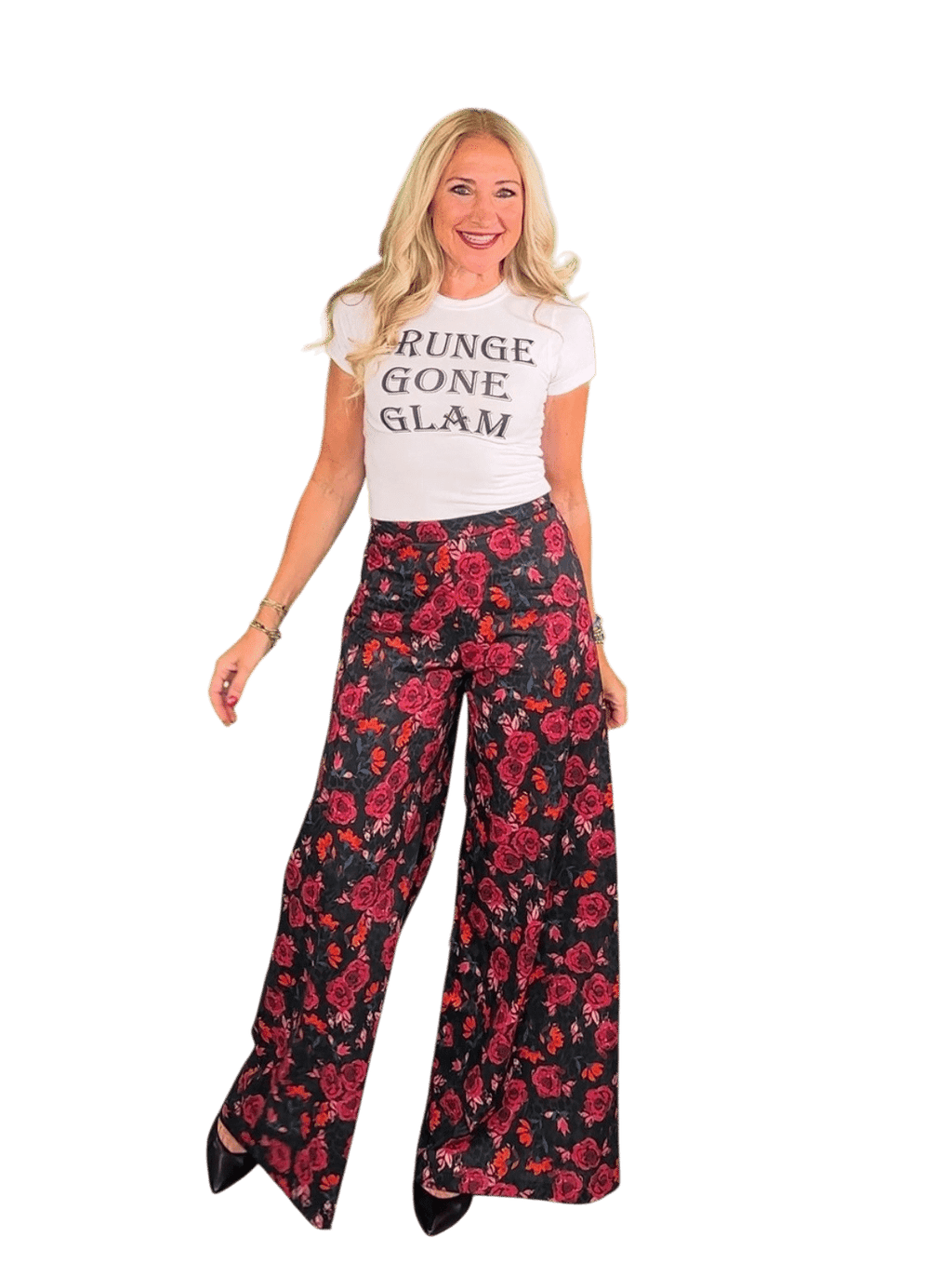 Icon Wide Leg Pants front view