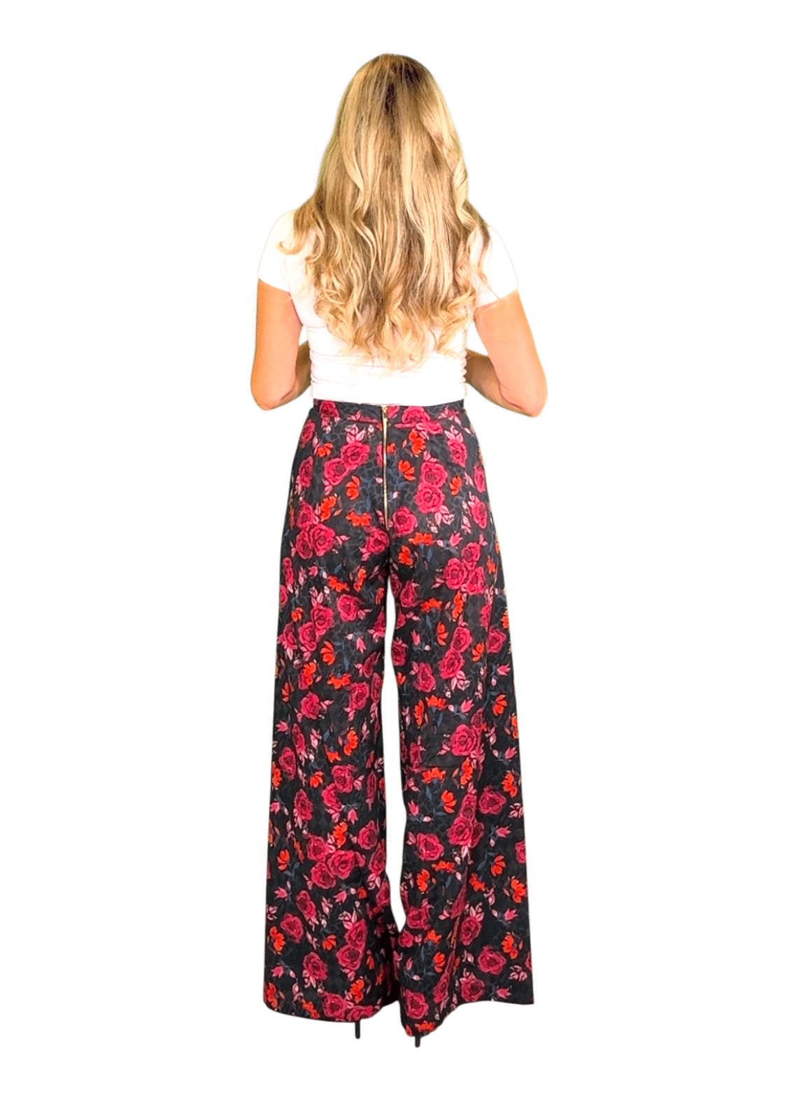 Icon Wide Leg Pants back view