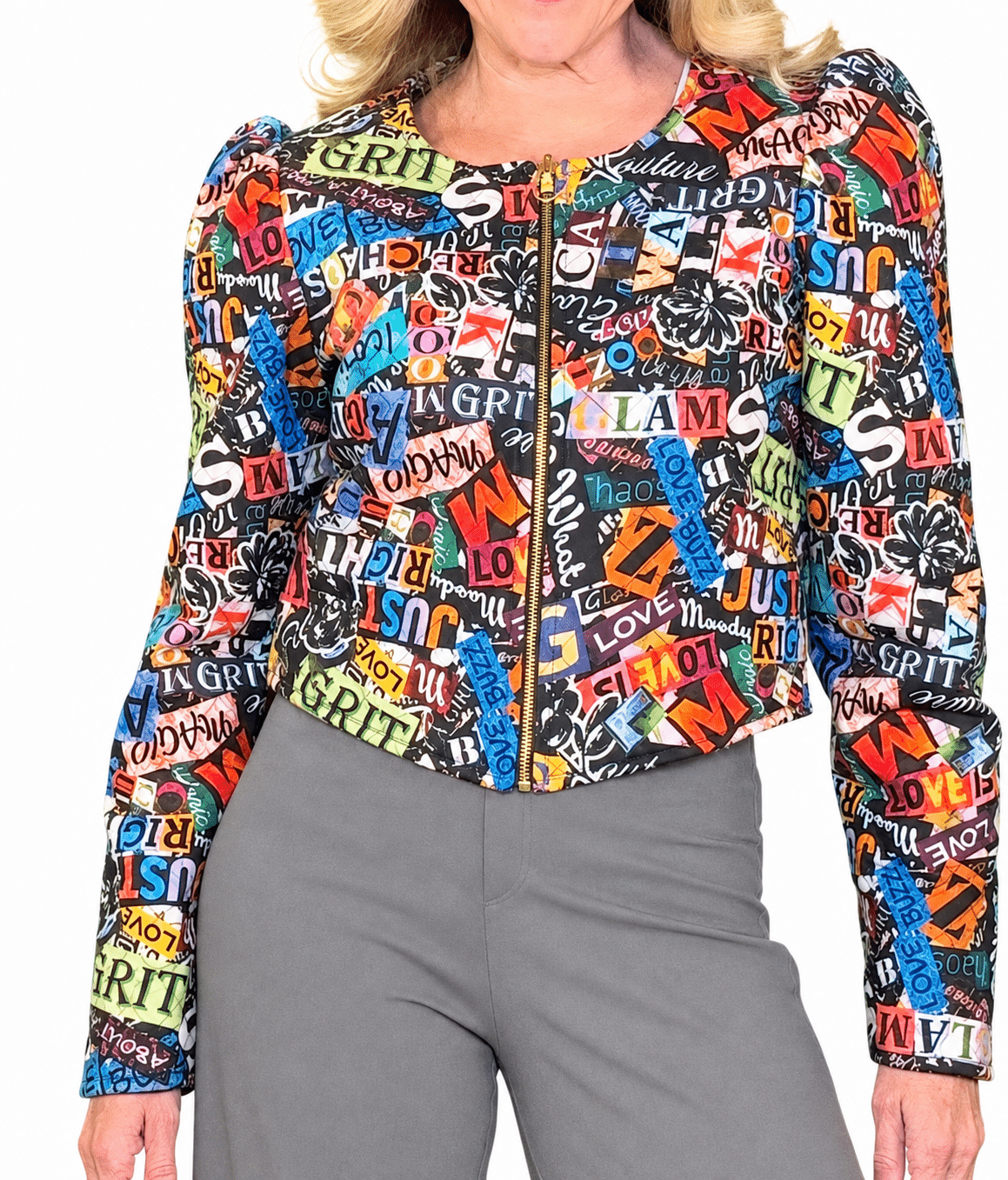 Muse Quilted Jacket front detail