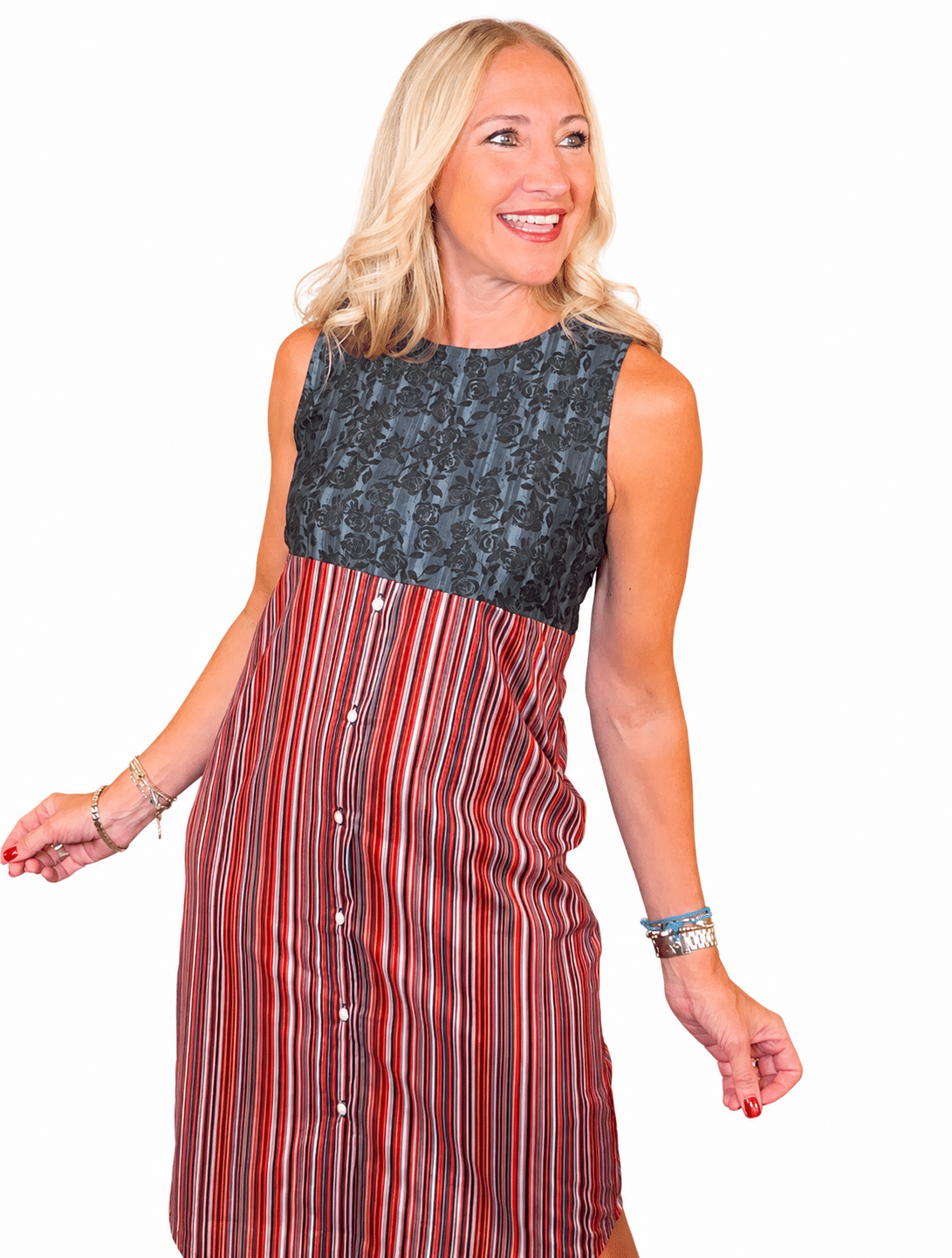 Rebel Racerback Tank Dress close-up