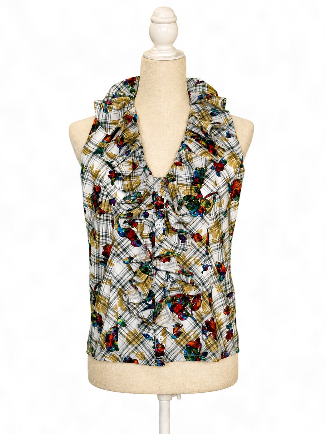 Finished Selene Ruffle Blouse