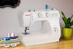 Janome 2212 shown in a sewing workspace