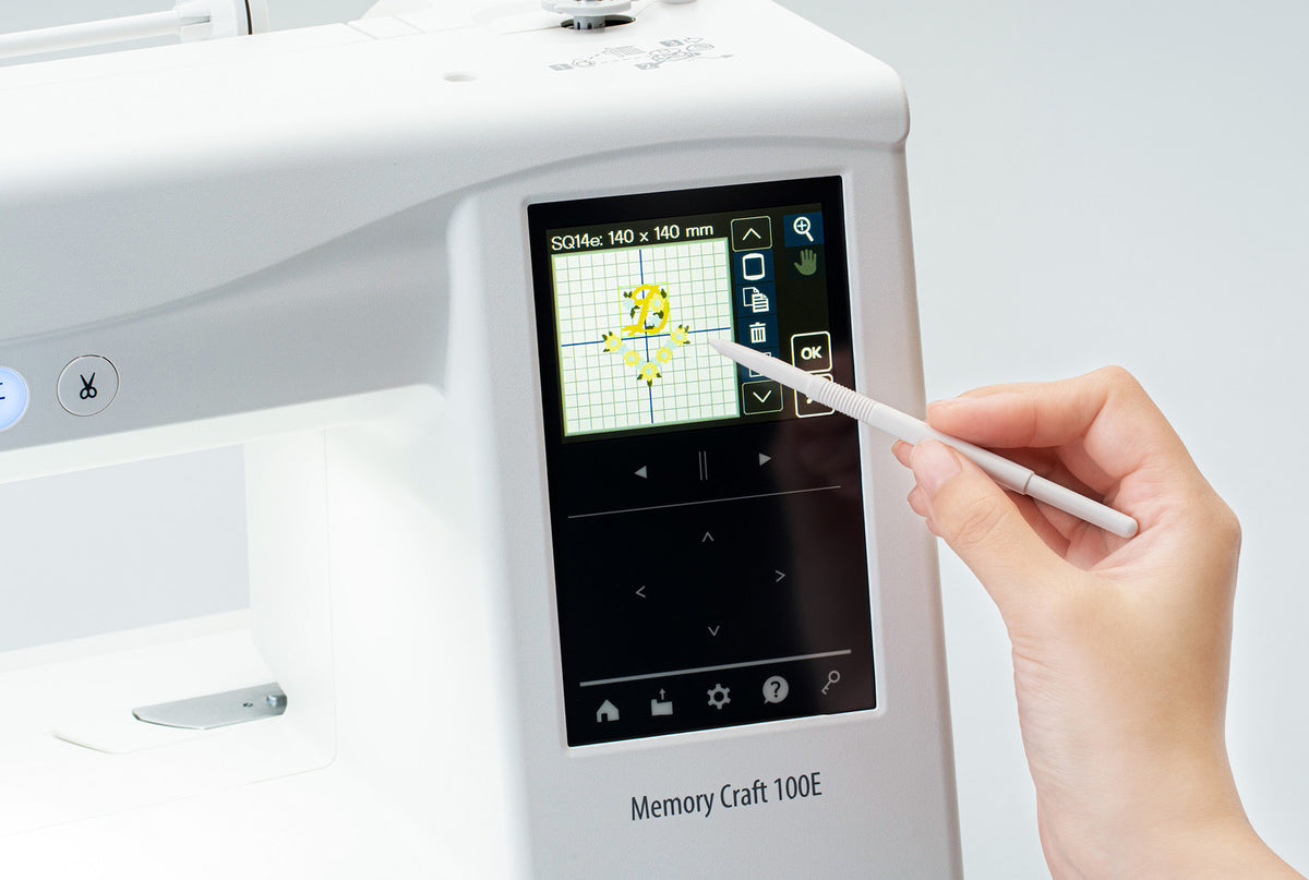 Janome Memory Craft 100E — manufacturer detail view 2