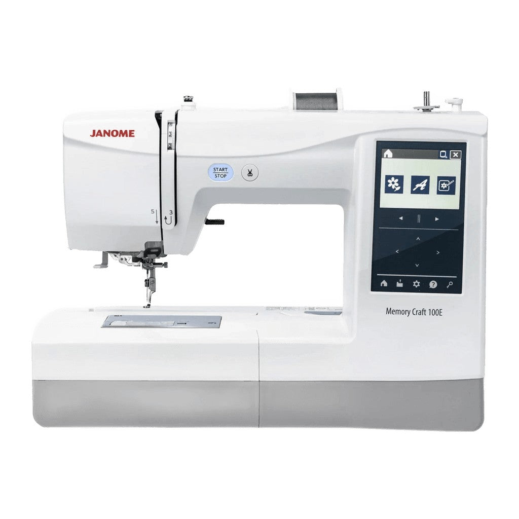 Janome Memory Craft 100E Embroidery Machine (J-MC100E)