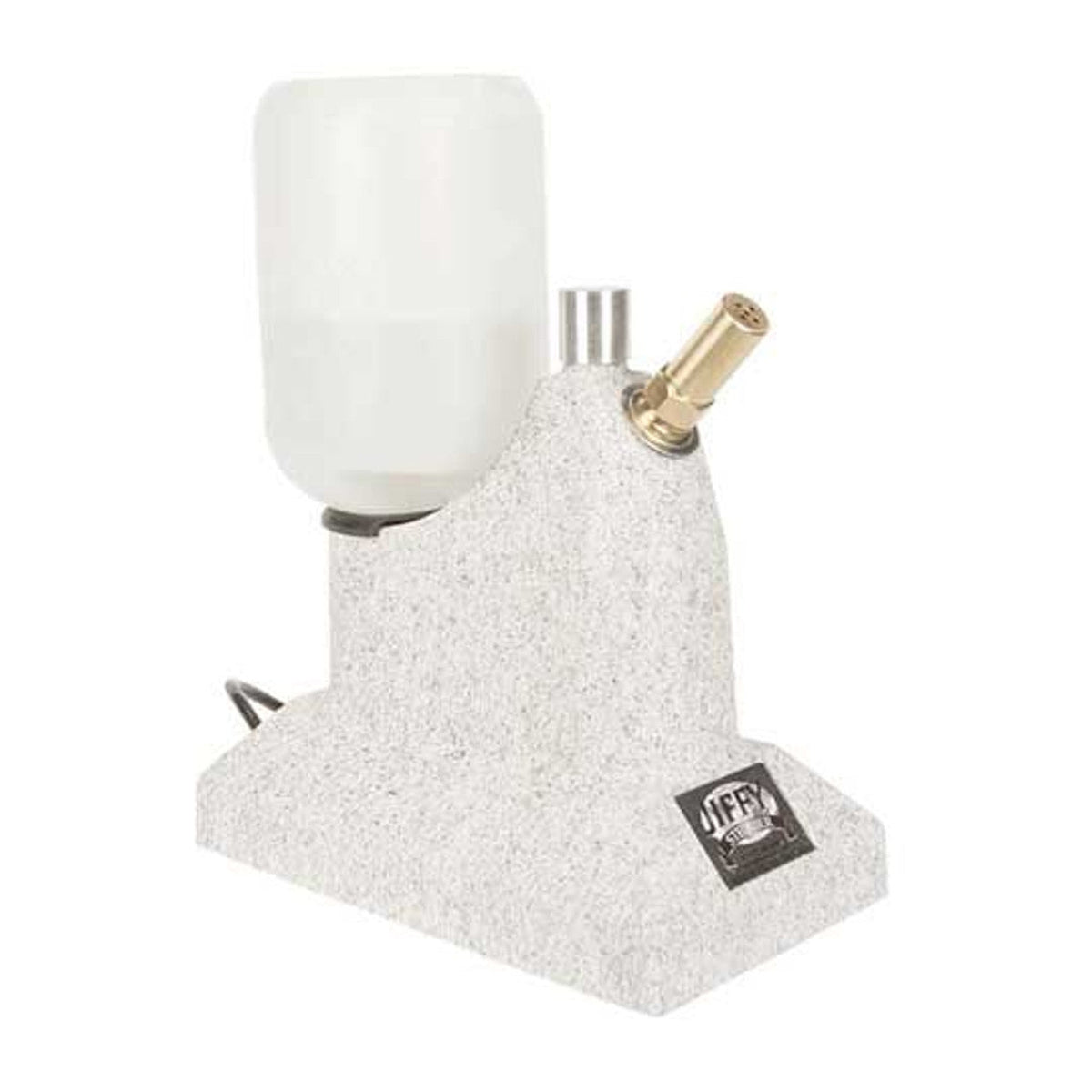 Jiffy 0111 J-1 Original Hat Steamer unit with water bottle and brass steam nozzle for shaping hats