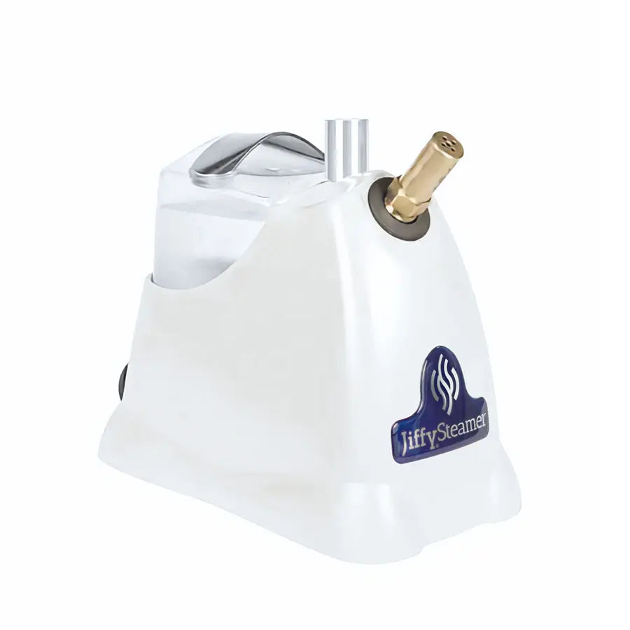 Jiffy 1201 J-2000H Hat Steamer with brass hat nozzle for professional blocking, shaping, and steaming felt or straw hats.