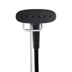 Close-up of the Jiffy J-4000 clothing steamer plastic steam head showing steam outlet holes.