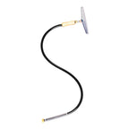 Jiffy J-4000C carpet steamer hose attachment with 12-inch metal steam head and wooden handle.