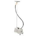 Jiffy J-4000C Pro-Line commercial carpet steamer with 7.5-foot hose and 12-inch metal steam head, shown as a full standing unit.