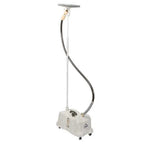 Jiffy J-4000C Pro-Line commercial carpet steamer with 7.5-foot hose and 12-inch metal steam head, shown as a full standing unit.