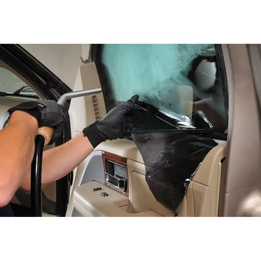 Removing large section of window tint using the Jiffy SteamBlade J-4000SB steam removal system