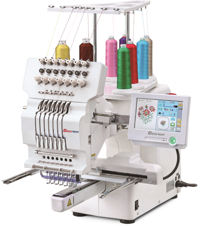 HappyJapan HCH-701 Journey 7-needle embroidery machine